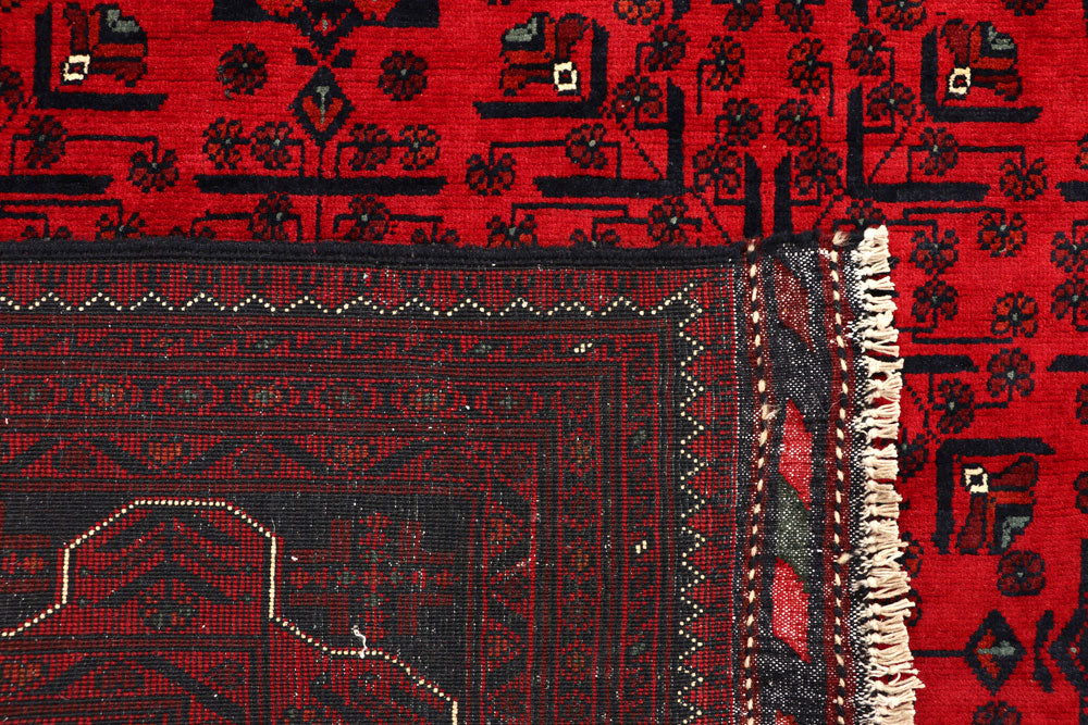 Dark Red Khal Mohammadi 6' 6 x 9' 6 - No. 67090 - ALRUG Rug Store