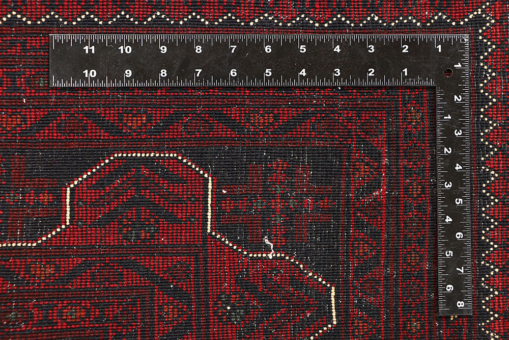 Dark Red Khal Mohammadi 6' 6 x 9' 6 - No. 67090 - ALRUG Rug Store