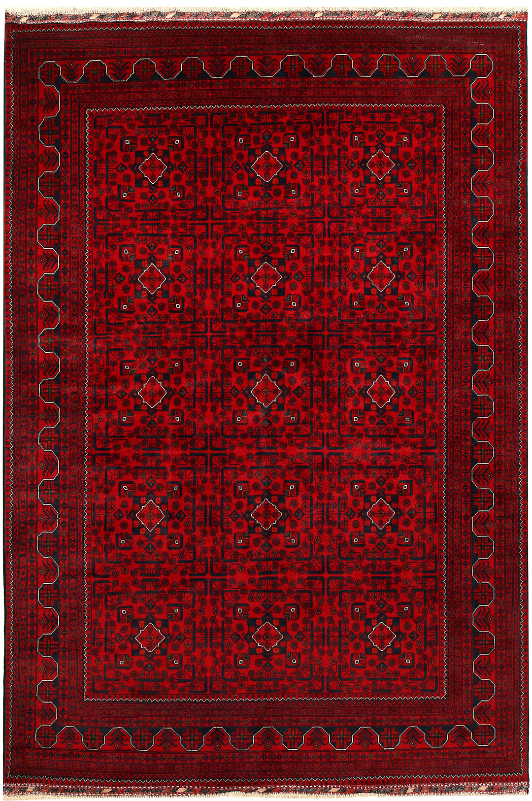 Dark Red Khal Mohammadi 6' 5 x 9' 9 - No. 67091 - ALRUG Rug Store