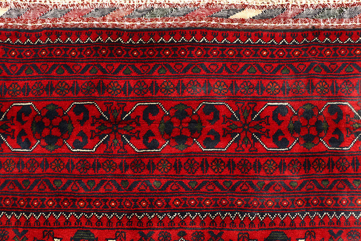 Dark Red Khal Mohammadi 6'  5" x 9'  2" - No. QA11718