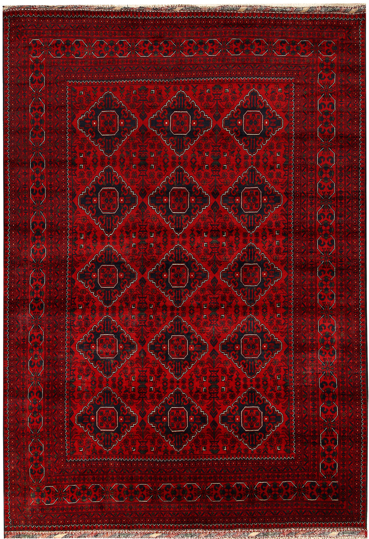 Dark Red Khal Mohammadi 6'  5" x 9'  2" - No. QA11718