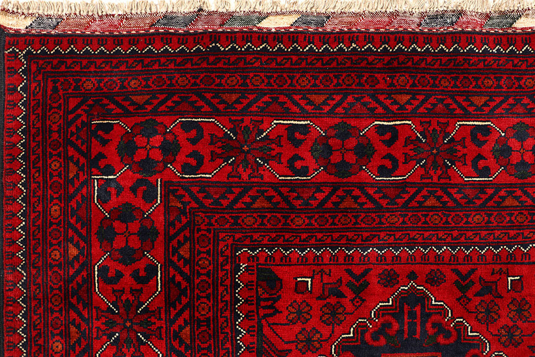 Dark Red Khal Mohammadi 6'  6" x 9'  5" - No. QA68879