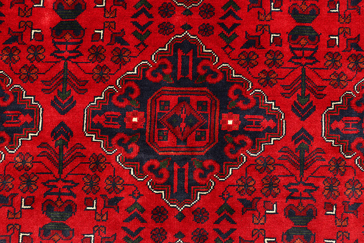 Dark Red Khal Mohammadi 6' 6 x 9' 5 - No. 67093 - ALRUG Rug Store