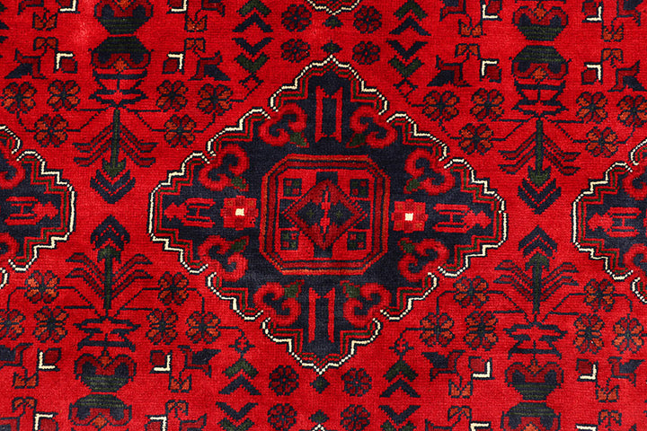Dark Red Khal Mohammadi 6'  6" x 9'  5" - No. QA68879