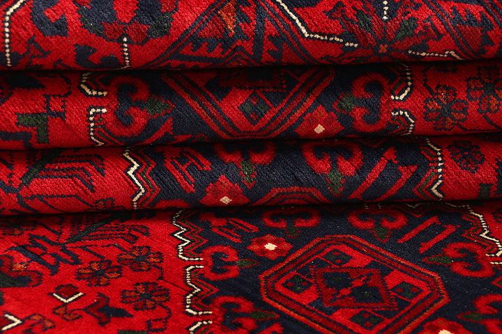 Dark Red Khal Mohammadi 6'  6" x 9'  5" - No. QA68879