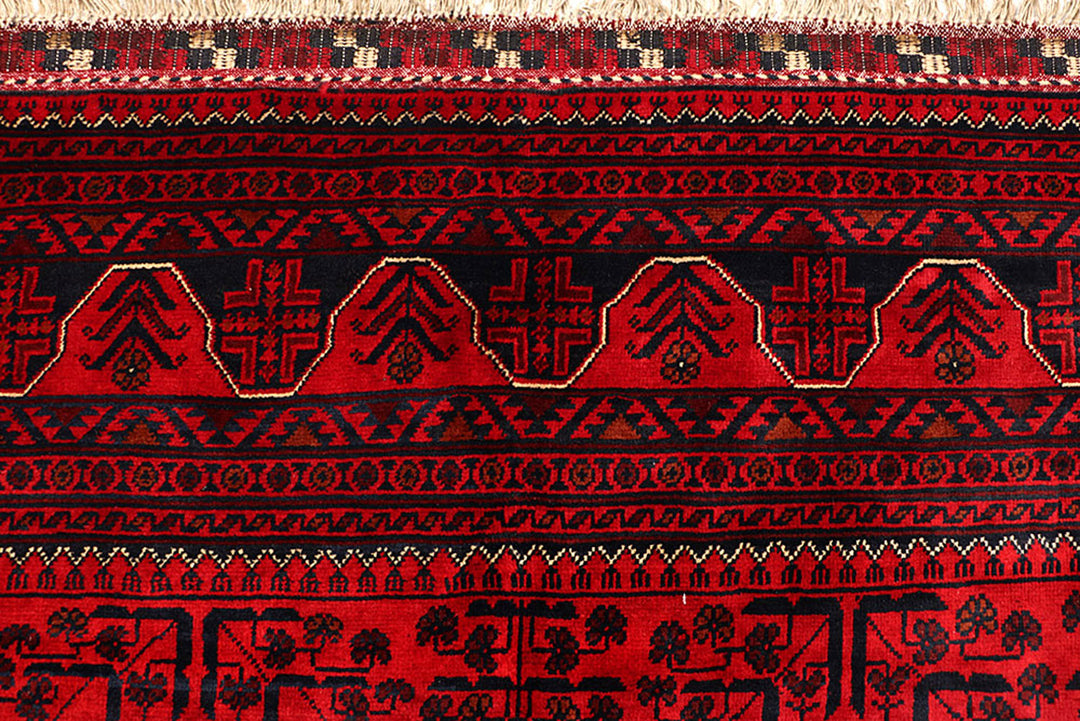 Dark Red Khal Mohammadi 6'  6" x 9'  5" - No. QA56957