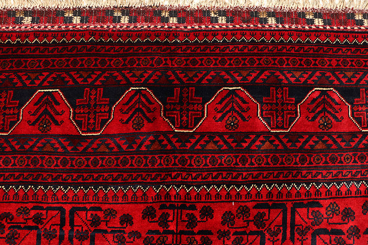 Dark Red Khal Mohammadi 6'  6" x 9'  5" - No. QA56957