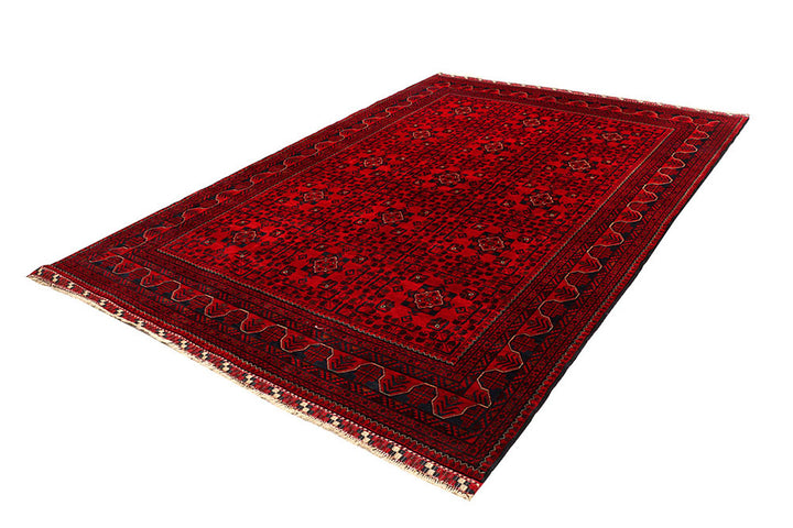 Dark Red Khal Mohammadi 6'  6" x 9'  5" - No. QA56957