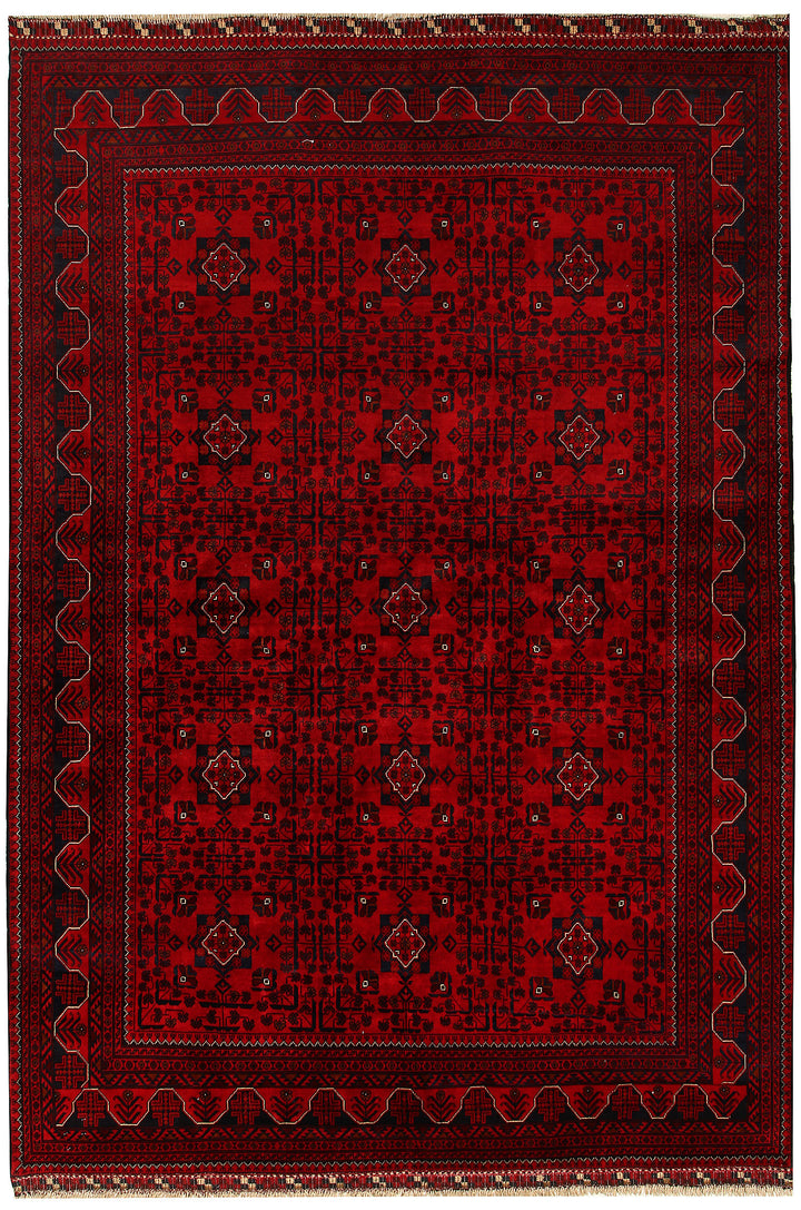 Dark Red Khal Mohammadi 6' 6 x 9' 5 - No. 67094 - ALRUG Rug Store