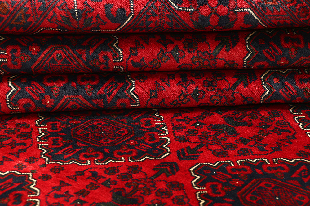 Dark Red Khal Mohammadi 6' 4 x 9' 2 - No. 67095 - ALRUG Rug Store