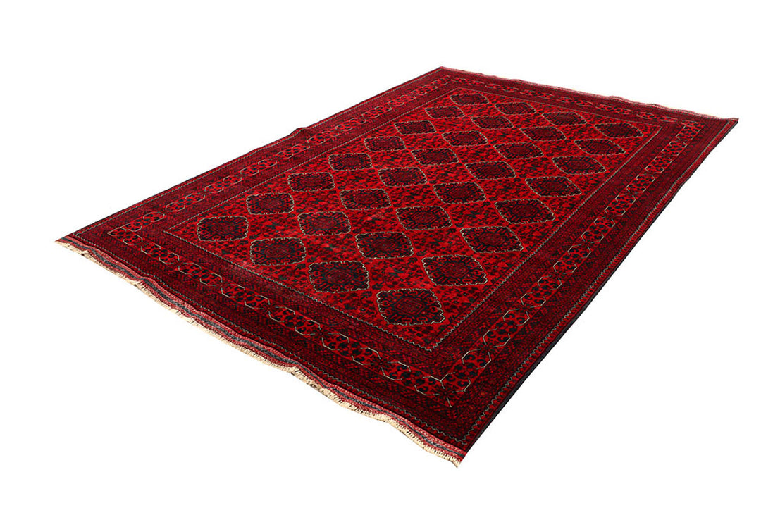 Dark Red Khal Mohammadi 6'  4" x 9'  2" - No. QA37094