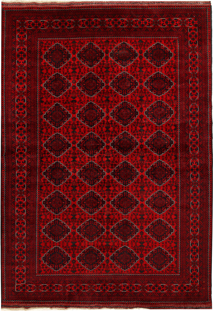 Dark Red Khal Mohammadi 6' 4 x 9' 2 - No. 67095 - ALRUG Rug Store