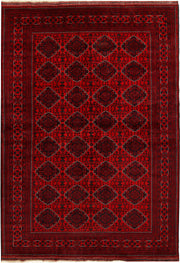Dark Red Khal Mohammadi 6' 4 x 9' 2 - No. 67095 - ALRUG Rug Store