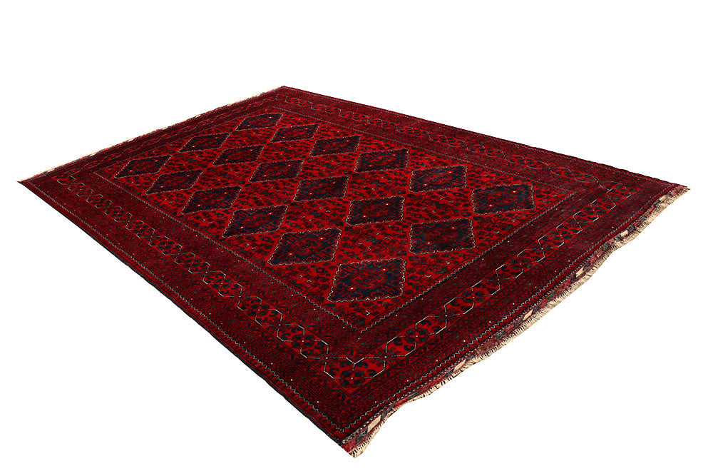 Dark Red Khal Mohammadi 6' 4 x 9' 7 - No. 67096 - ALRUG Rug Store