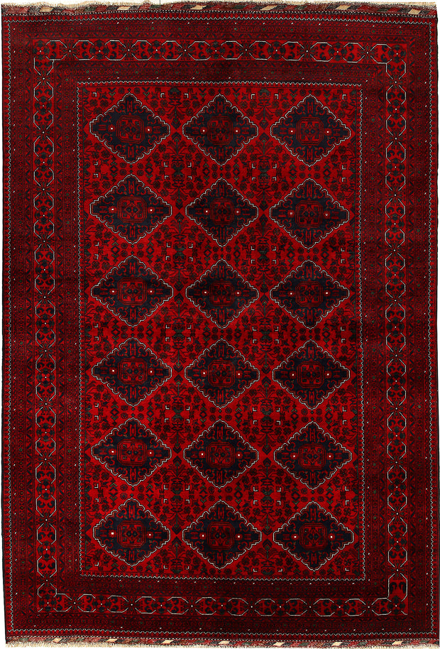 Dark Red Khal Mohammadi 6' 4 x 9' 7 - No. 67096 - ALRUG Rug Store