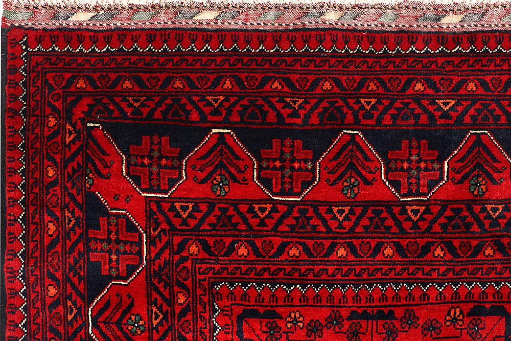 Dark Red Khal Mohammadi 6' 6 x 9' 6 - No. 67098 - ALRUG Rug Store
