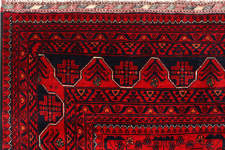 Dark Red Khal Mohammadi 6' 6 x 9' 6 - No. 67098 - ALRUG Rug Store