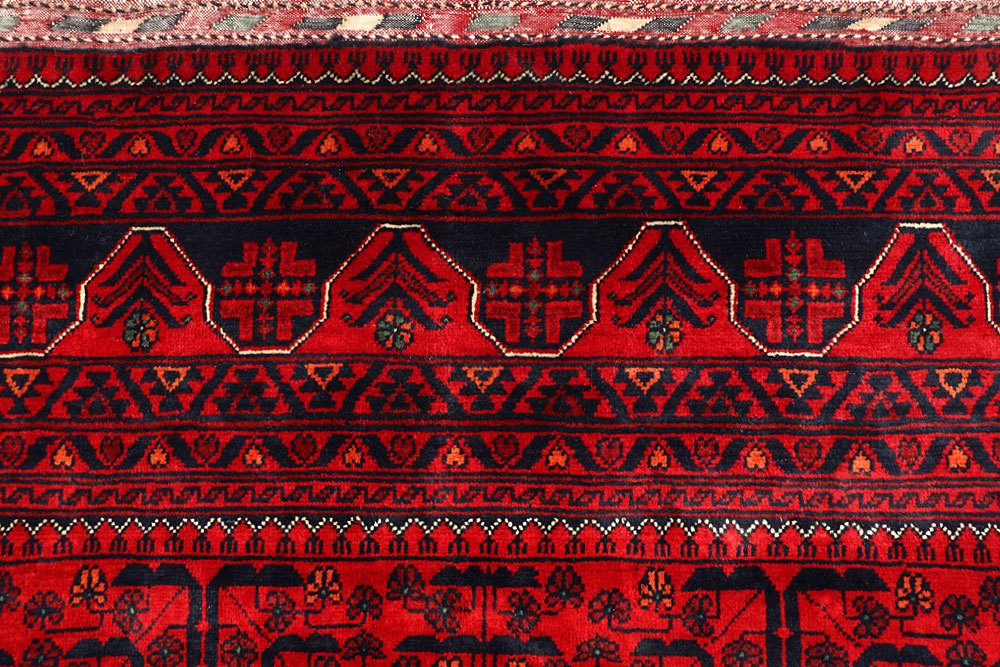 Dark Red Khal Mohammadi 6' 6 x 9' 6 - No. 67098 - ALRUG Rug Store