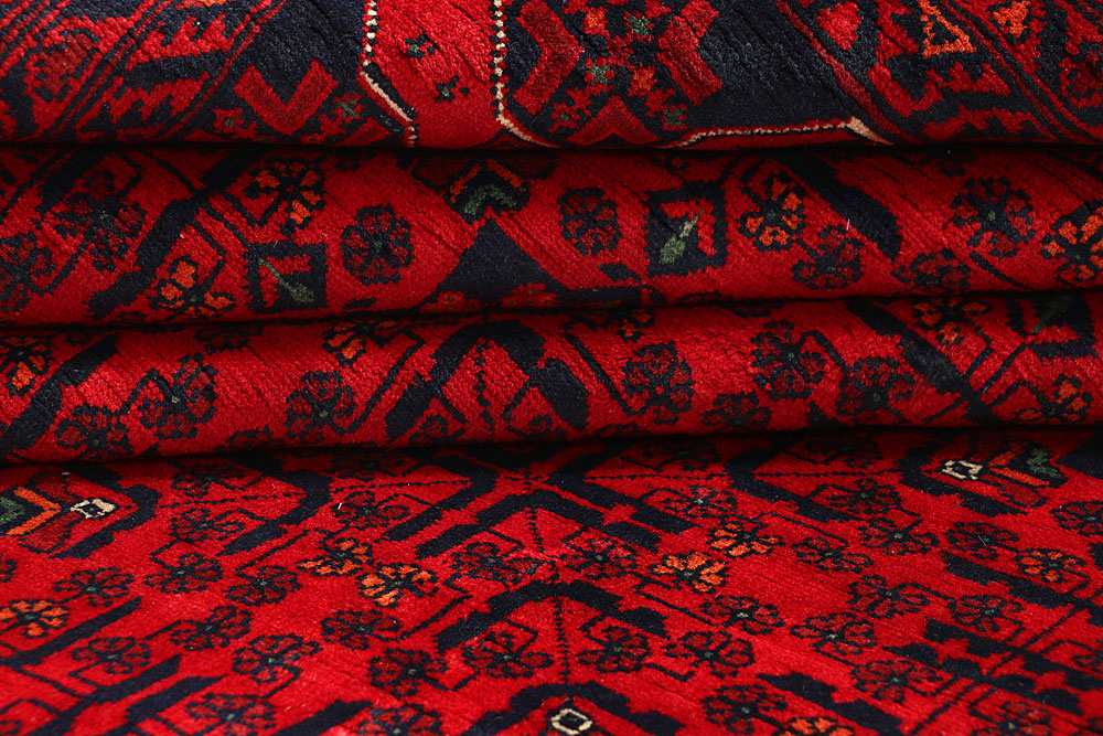 Dark Red Khal Mohammadi 6' 6 x 9' 6 - No. 67098 - ALRUG Rug Store