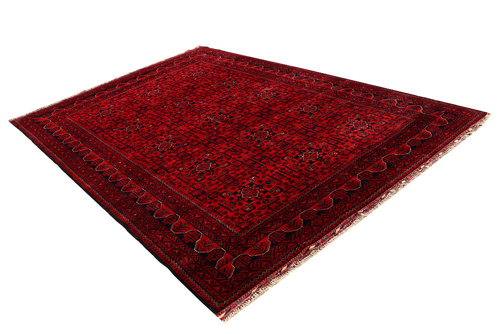 Dark Red Khal Mohammadi 6' 6 x 9' 6 - No. 67098 - ALRUG Rug Store
