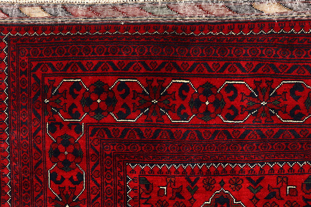 Dark Red Khal Mohammadi 6'  3" x 9'  9" - No. QA72959