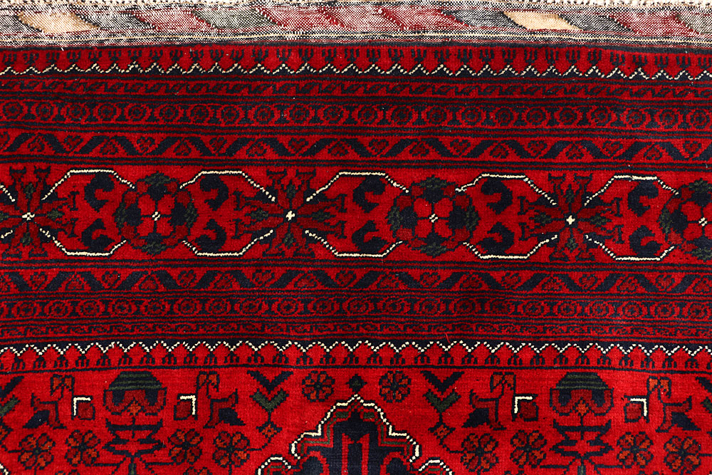 Dark Red Khal Mohammadi 6' 3 x 9' 9 - No. 67099 - ALRUG Rug Store