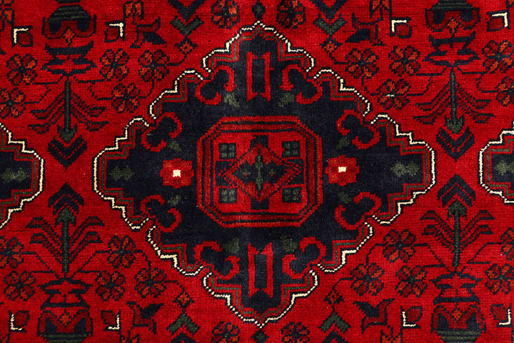 Dark Red Khal Mohammadi 6'  3" x 9'  9" - No. QA72959