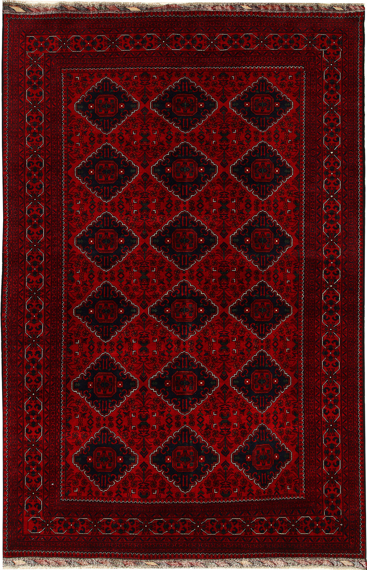 Dark Red Khal Mohammadi 6' 3 x 9' 9 - No. 67099 - ALRUG Rug Store