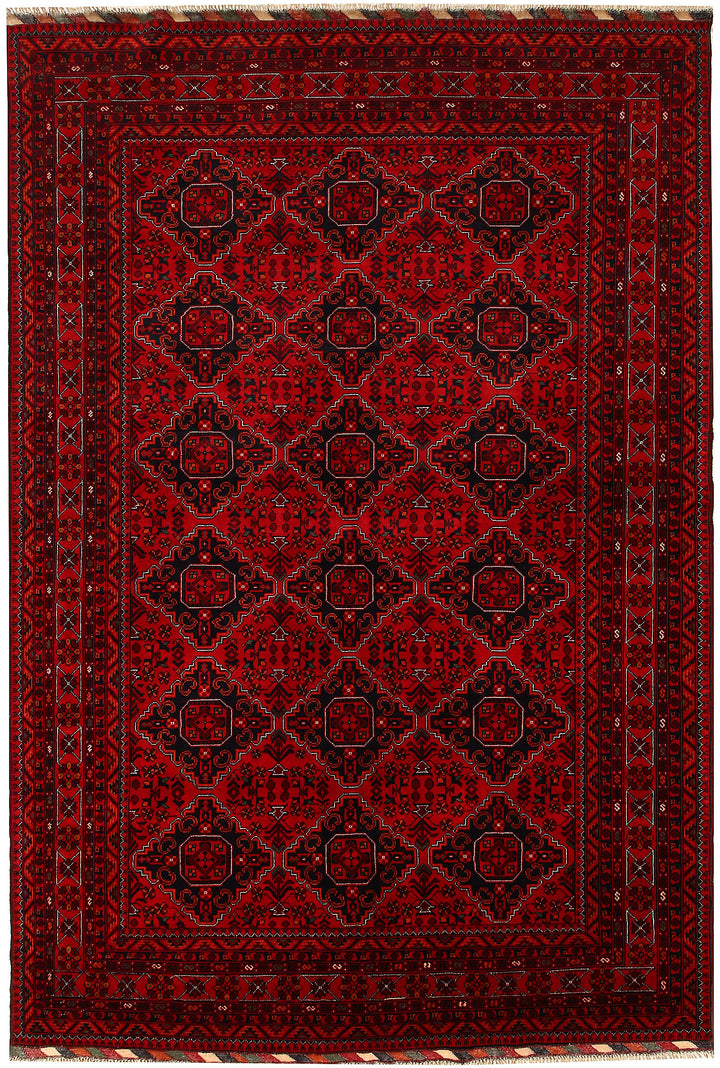 Dark Red Khal Mohammadi 6' 4 x 9' 5 - No. 67100 - ALRUG Rug Store
