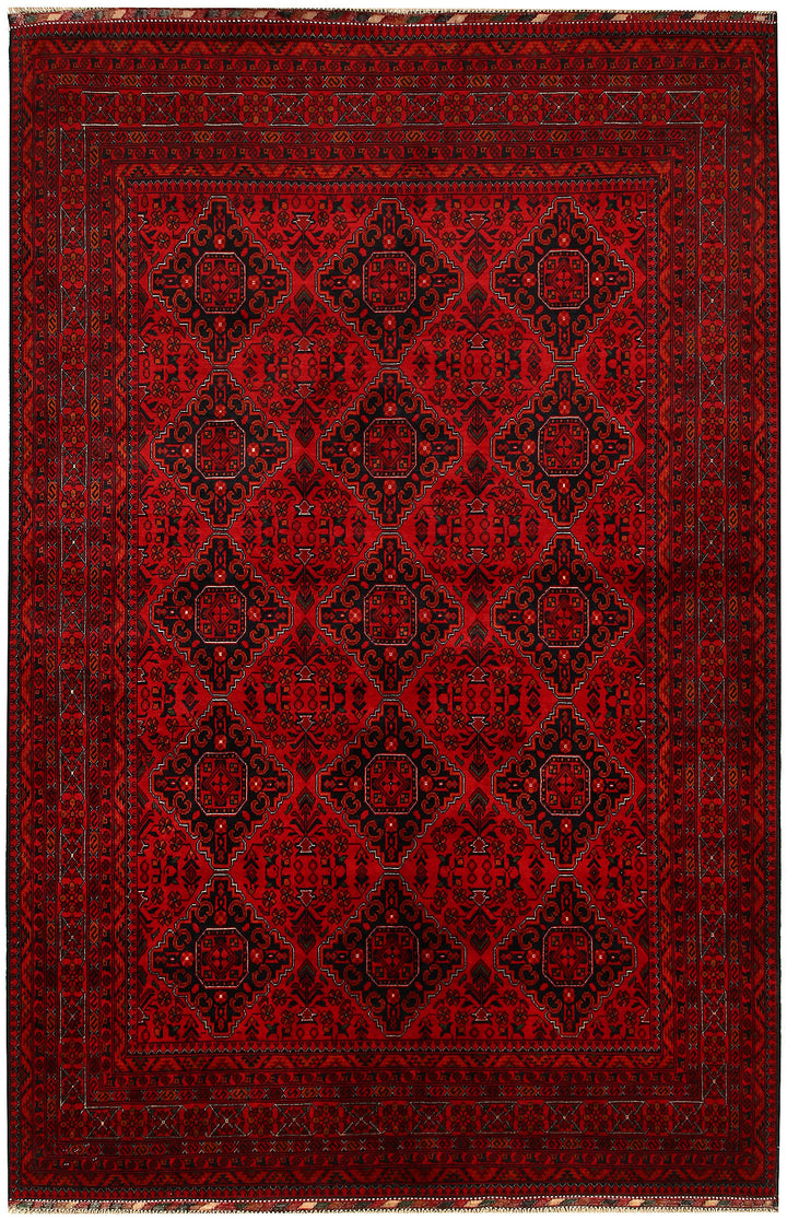 Dark Red Khal Mohammadi 6' 6 x 9' 8 - No. 67101 - ALRUG Rug Store