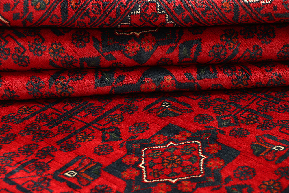 Dark Red Khal Mohammadi 6' 6 x 9' 9 - No. 67102 - ALRUG Rug Store