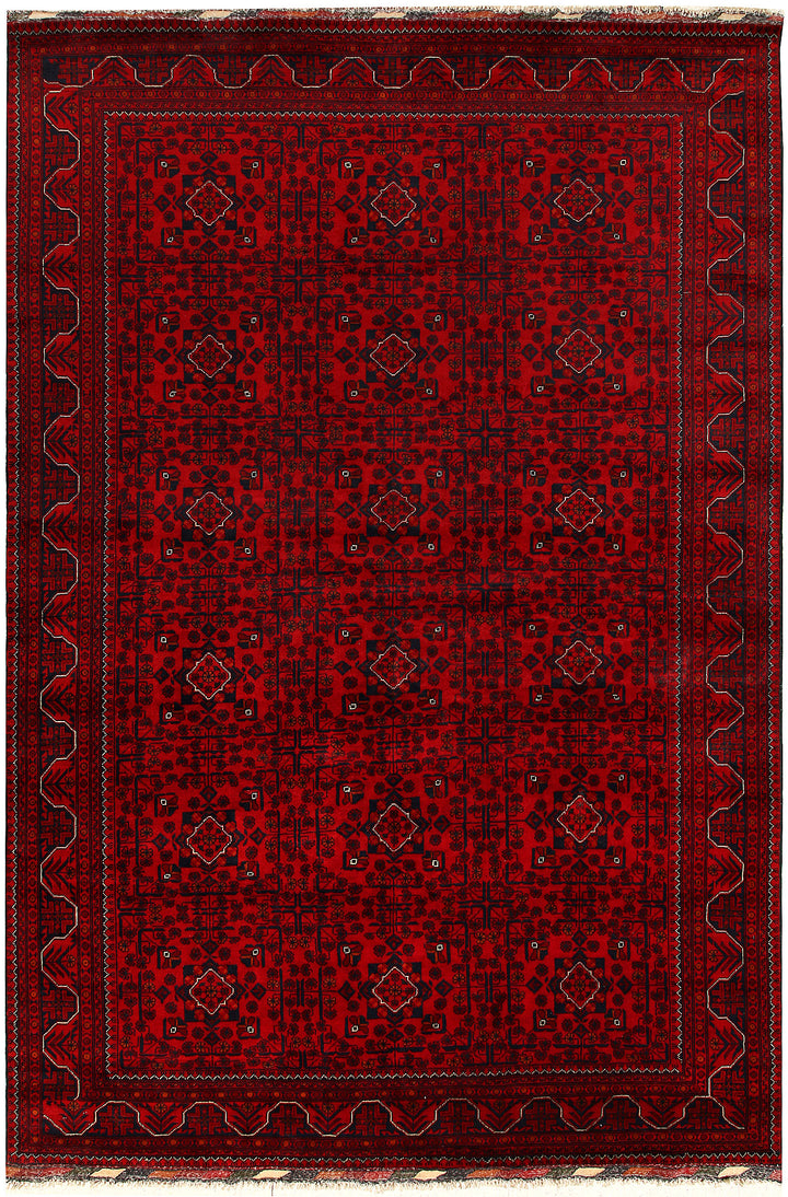 Dark Red Khal Mohammadi 6'  6" x 9'  9" - No. QA95278