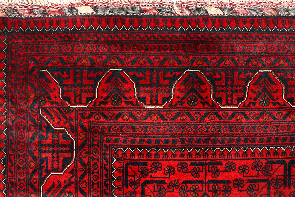 Dark Red Khal Mohammadi 6' 3 x 9' 3 - No. 67103 - ALRUG Rug Store