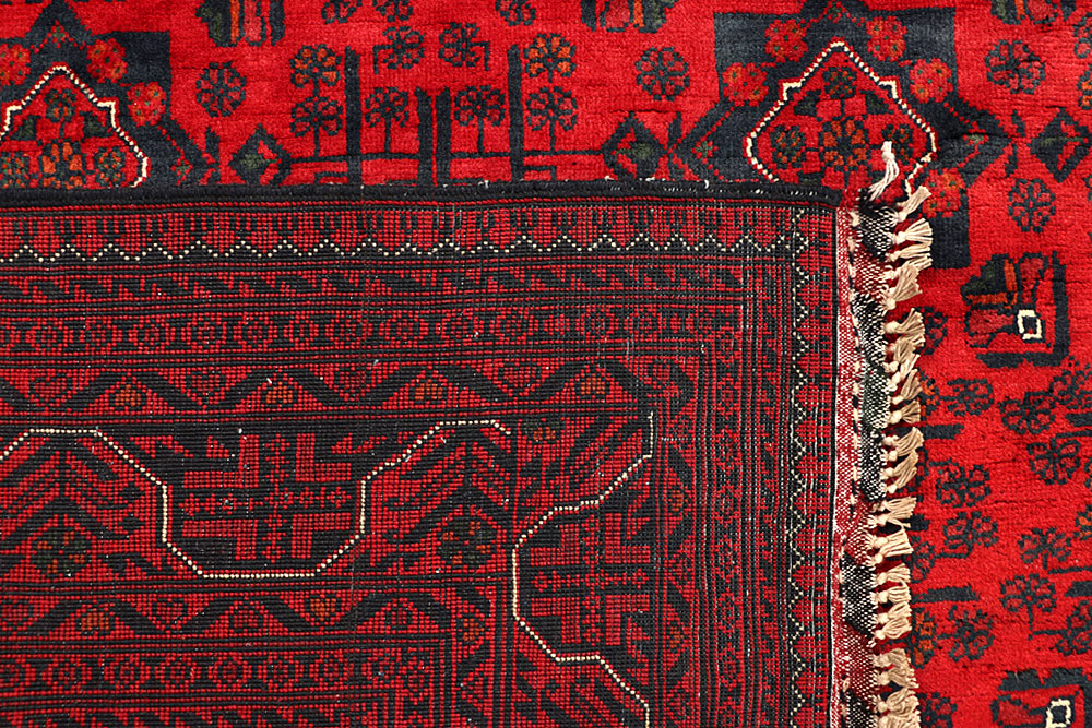 Dark Red Khal Mohammadi 6' 3 x 9' 3 - No. 67103 - ALRUG Rug Store
