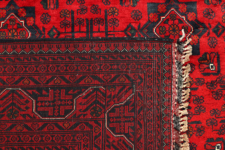 Dark Red Khal Mohammadi 6' 3 x 9' 3 - No. 67103 - ALRUG Rug Store