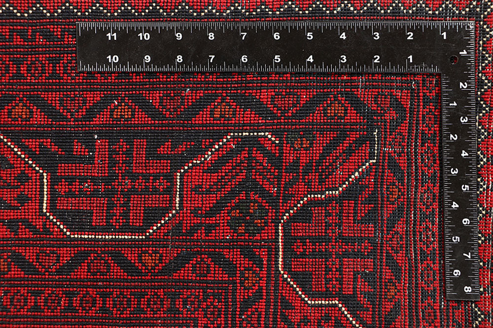 Dark Red Khal Mohammadi 6' 3 x 9' 3 - No. 67103 - ALRUG Rug Store