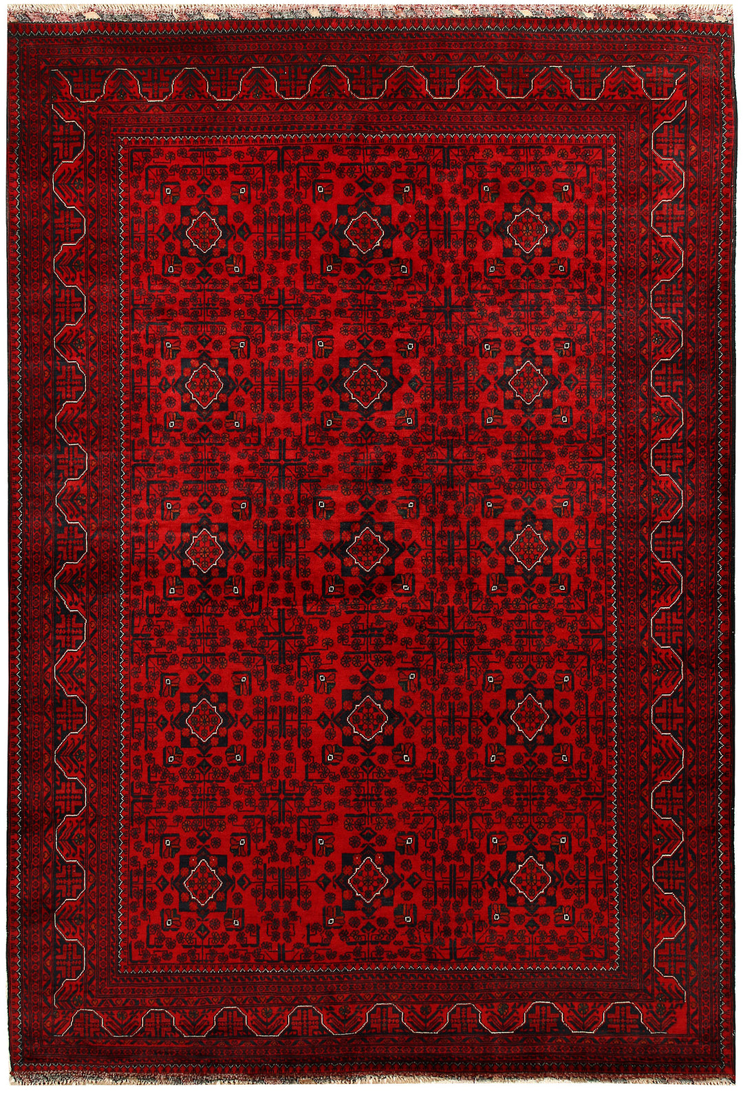 Dark Red Khal Mohammadi 6' 3 x 9' 3 - No. 67103 - ALRUG Rug Store