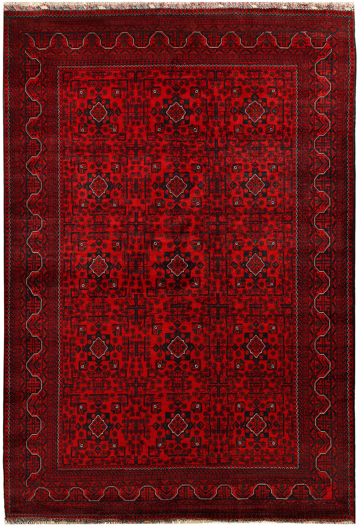 Dark Red Khal Mohammadi 6' 3 x 9' 3 - No. 67103 - ALRUG Rug Store
