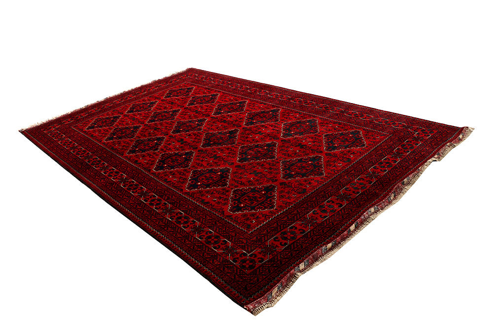 Dark Red Khal Mohammadi 6' 6 x 10' 4 - No. 67104 - ALRUG Rug Store