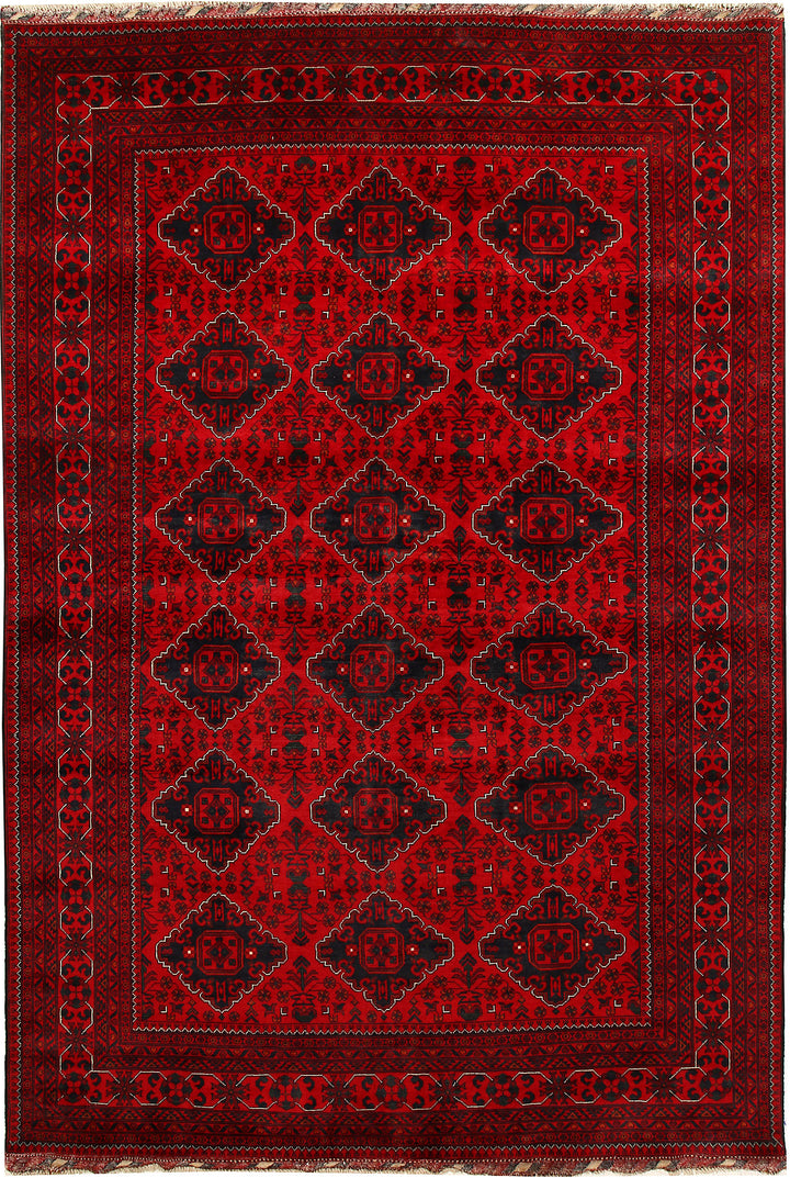 Dark Red Khal Mohammadi 6' 6 x 10' 4 - No. 67104 - ALRUG Rug Store