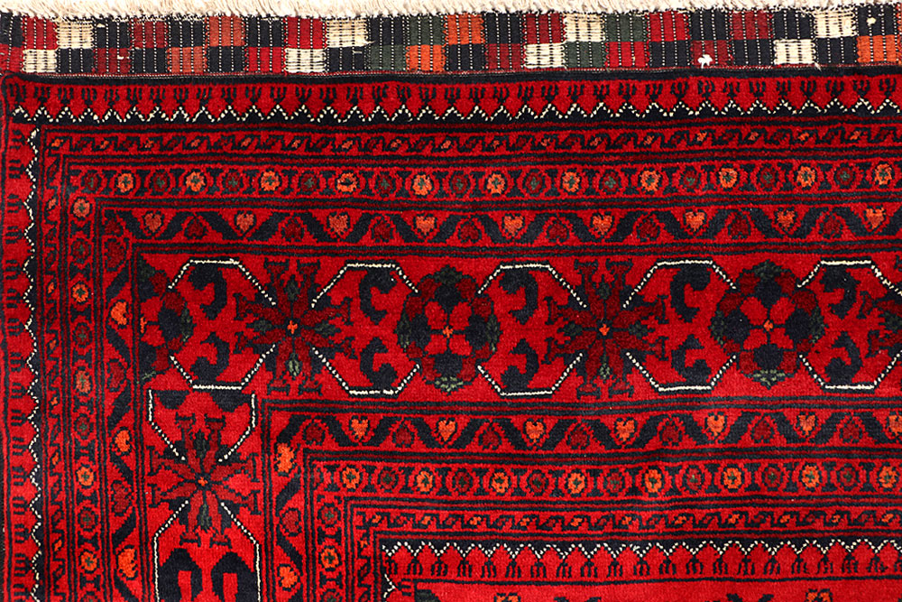 Dark Red Khal Mohammadi 6' 4 x 9' 3 - No. 67105 - ALRUG Rug Store