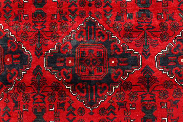 Dark Red Khal Mohammadi 6' 4 x 9' 3 - No. 67105 - ALRUG Rug Store