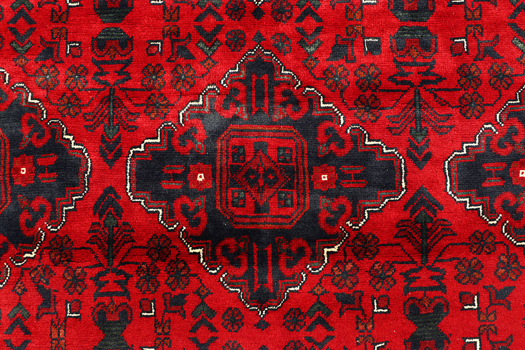 Dark Red Khal Mohammadi 6'  4" x 9'  3" - No. QA96394
