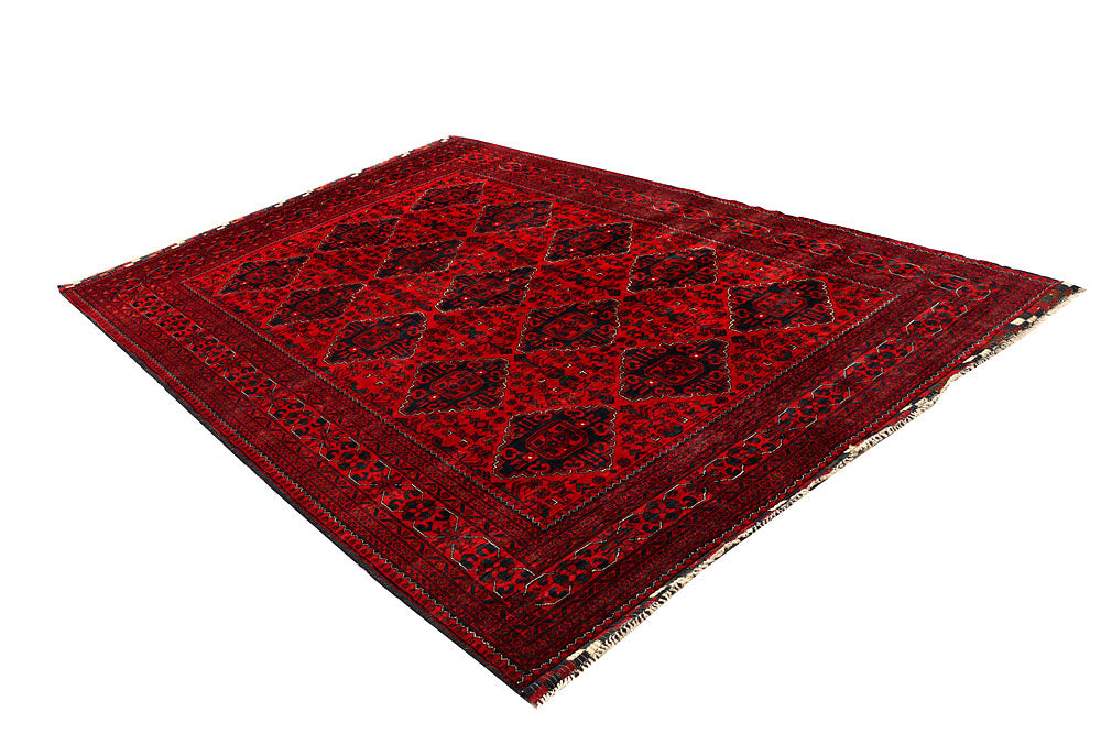 Dark Red Khal Mohammadi 6' 4 x 9' 3 - No. 67105 - ALRUG Rug Store
