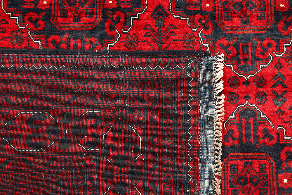 Dark Red Khal Mohammadi 6' 4 x 9' 3 - No. 67105 - ALRUG Rug Store