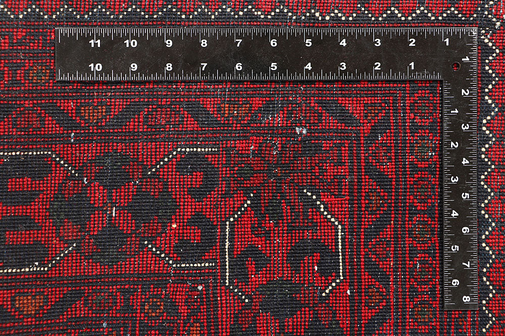 Dark Red Khal Mohammadi 6' 4 x 9' 3 - No. 67105 - ALRUG Rug Store