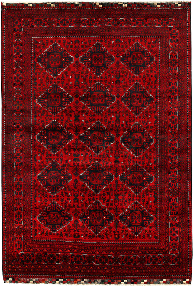 Dark Red Khal Mohammadi 6' 4 x 9' 3 - No. 67105 - ALRUG Rug Store