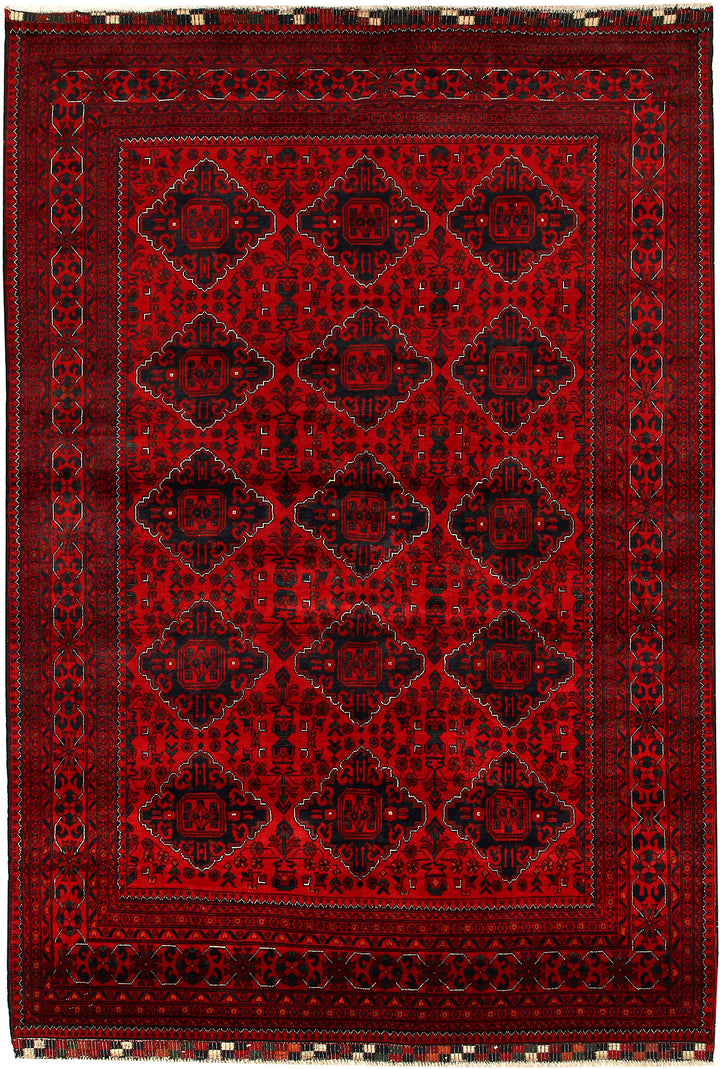 Dark Red Khal Mohammadi 6'  4" x 9'  3" - No. QA96394