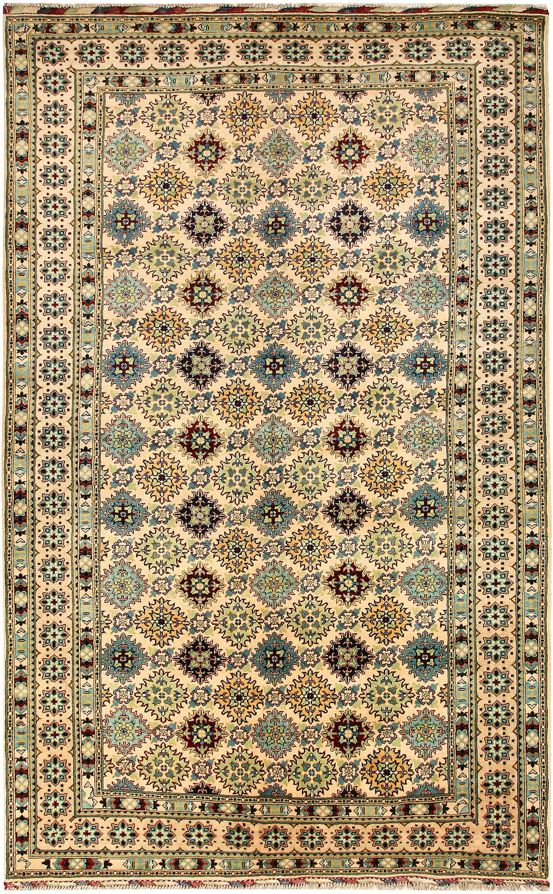 Blanched Almond Khal Mohammadi 6' 4 x 10' - No. 67106 - ALRUG Rug Store