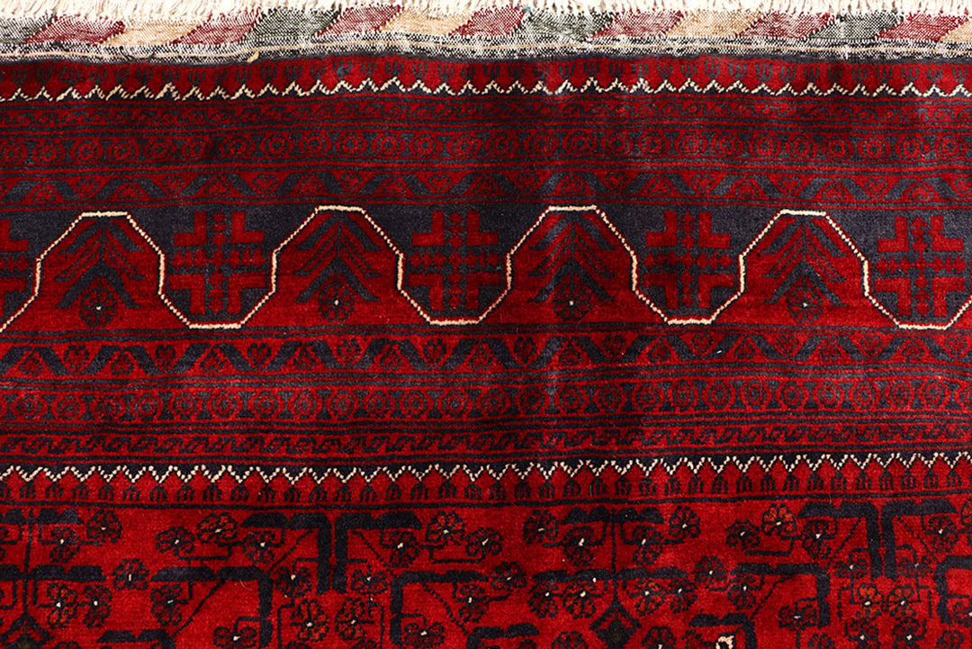 Dark Red Khal Mohammadi 6'  6" x 9'  5" - No. QA38878